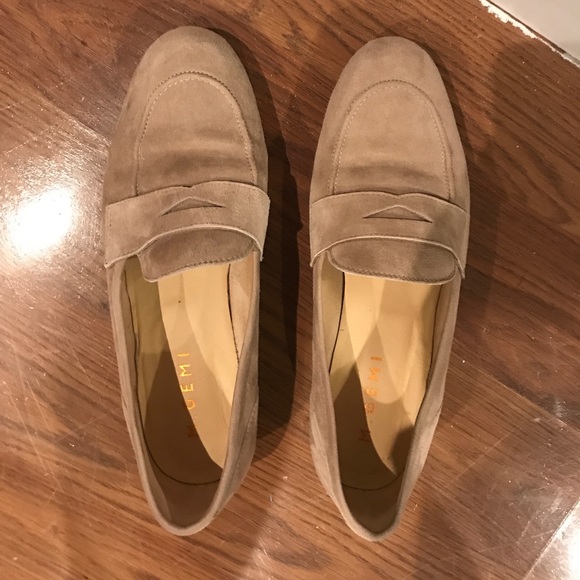 M. Gemi Shoes - AUTHENTIC M Gemi “La Carta” Natural Suede Flats